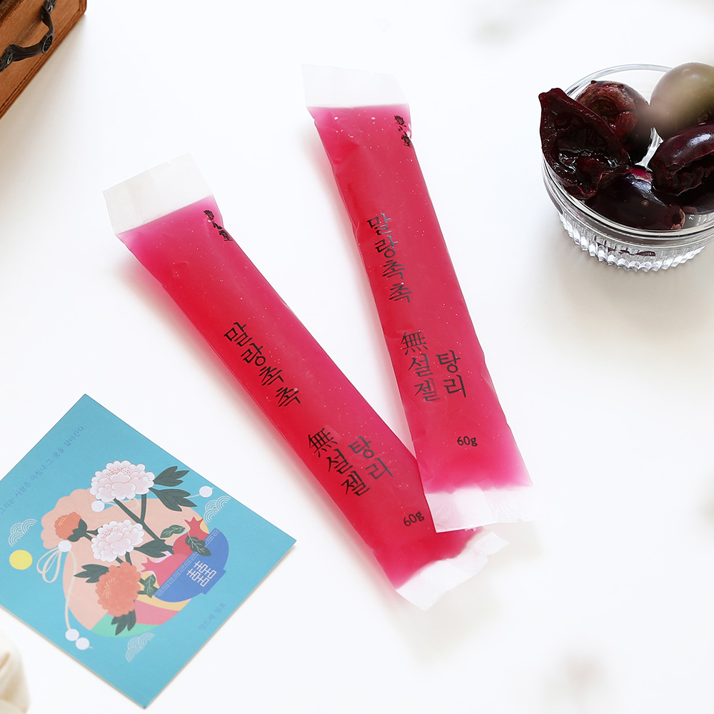 풍심당 말랑촉촉 무설탕 수제 백년초 한천 젤리 (60gx3개) 글루텐프리 비건 건강 간식 - 상세 이미지 4