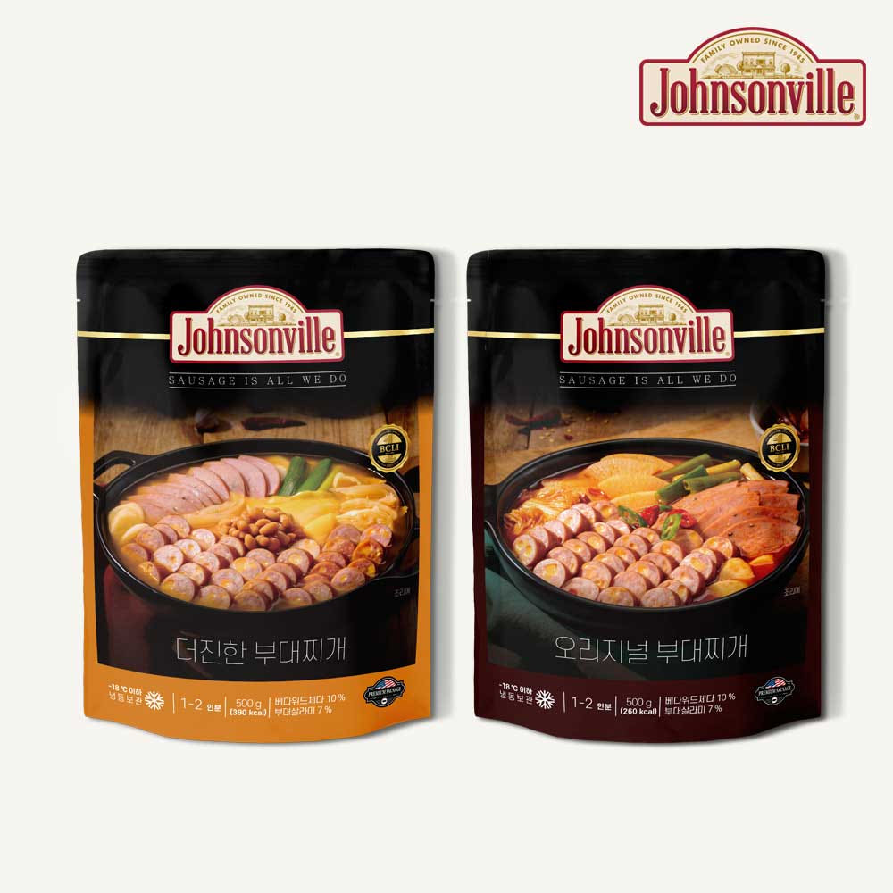 쟌슨빌 부대찌개 500g 2+2 총4개