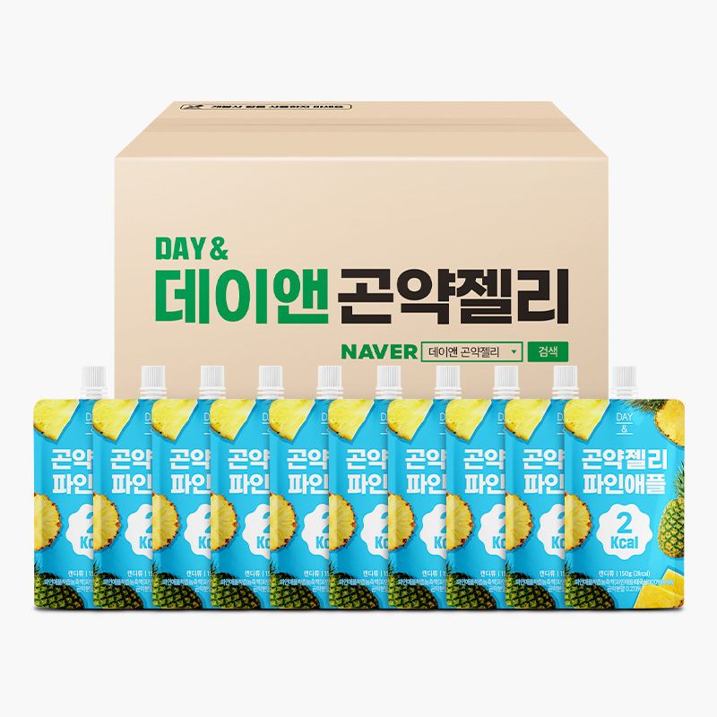 [오늘출발] 데이앤 곤약젤리 파인애플맛 파인애플, 150g, 30개