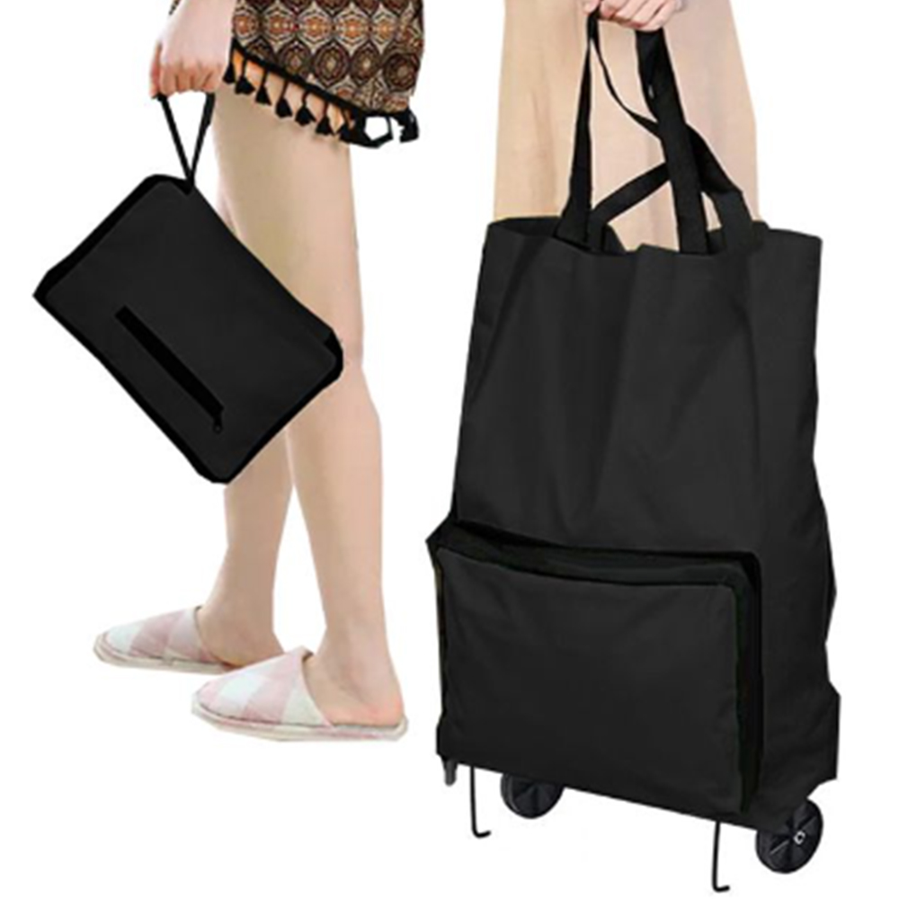 핸드 카트 쇼핑 바퀴 접이식 장바구니 마트 시장 캐리어 미니 가방 달린 바구니 손수레