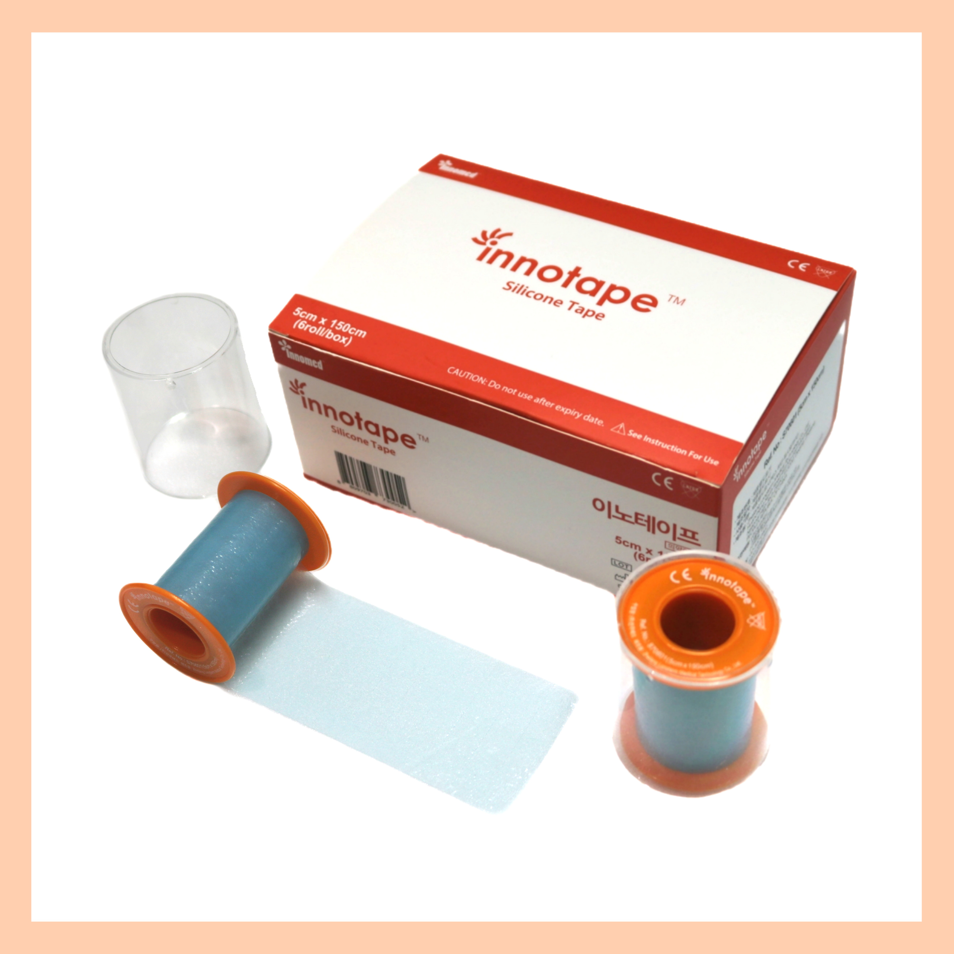이노테이프 (INNOTAPE) 5cm x 150cm 저자극 의료용 실리콘 테이프 반창고 - 상세 이미지 4