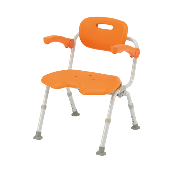 목욕의자 PN-L4152101D 국부세척 자립 접이식 복지용구 경량 욕실화장실 노인의자 - 상품 이미지