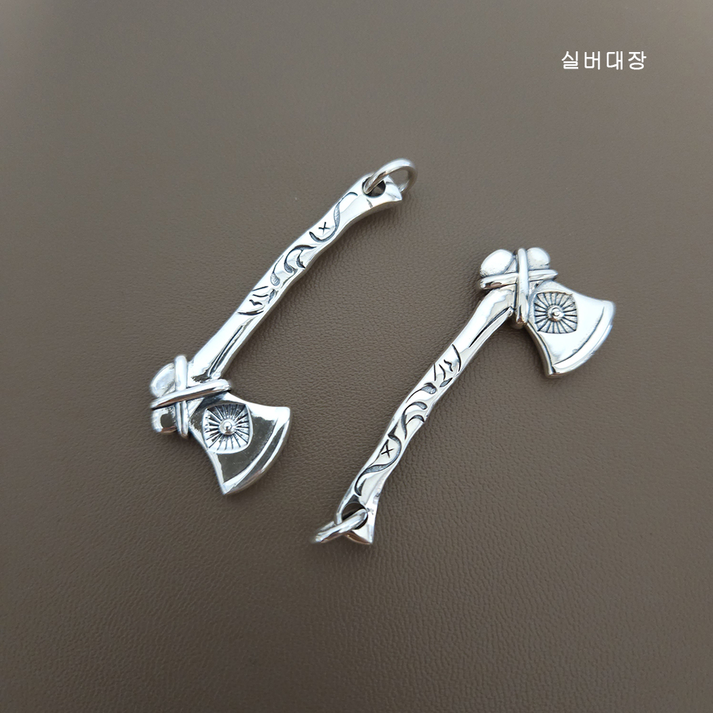 실버 925 빈티지 엔틱 개성 힙합 선물 악세사리 은 목걸이 펜던트 - 상세 이미지 2