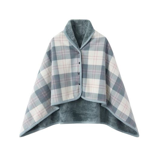 부드럽고 따뜻한 캠핑 담요 똑딱이 입는 망토