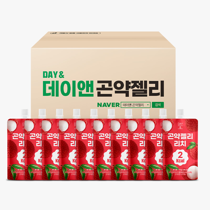[오늘출발] 데이앤 곤약젤리 리치맛 리치, 150g, 30개