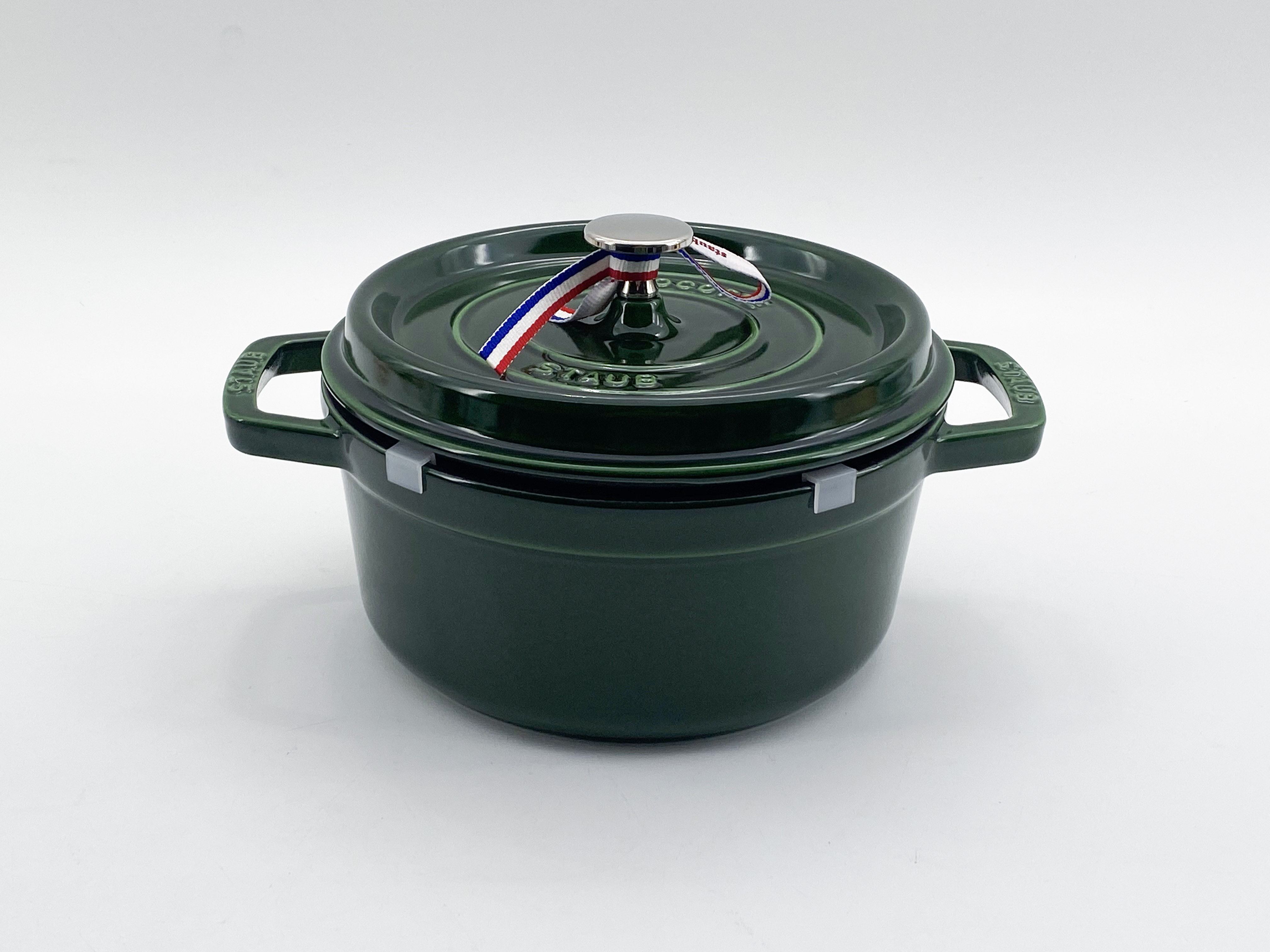 (22cm 바질그린) 스타우브 B품 원형 꼬꼬떼 22cm, 바질그린 11092285-B