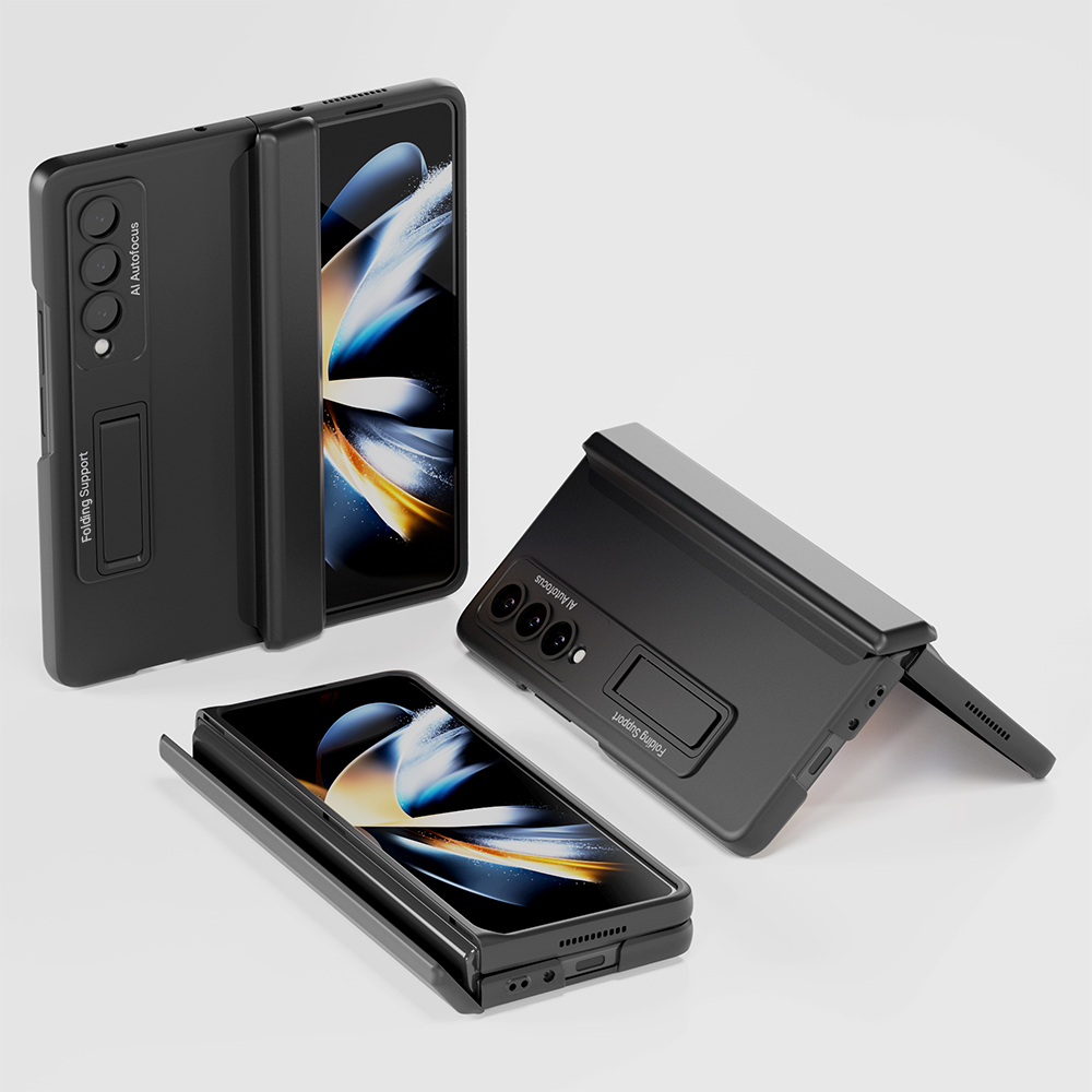 아이엠듀 힌지보호 슬림 케이스 블랙, 갤럭시Z 폴드4