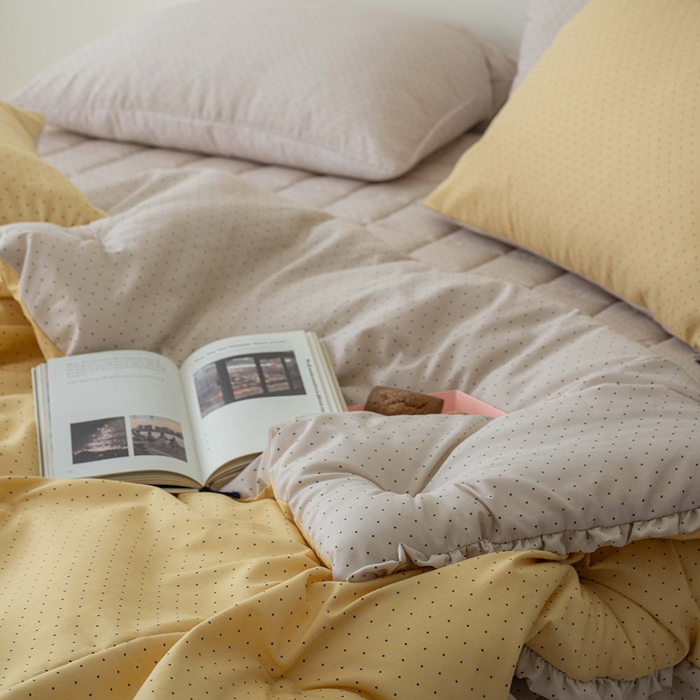 송화침장 알러지케어이불 먼지없는 양면 슈퍼싱글 퀸 차렵이불