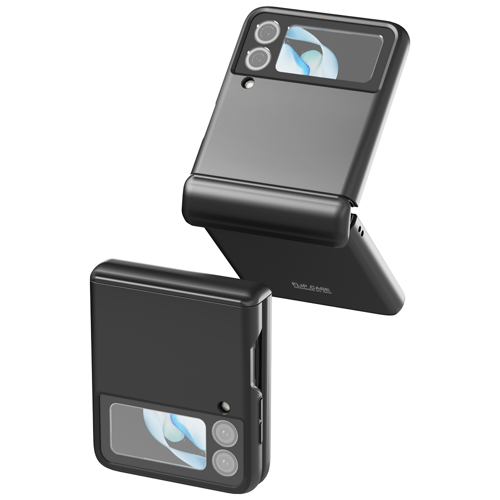 아이엠듀 힌지보호 슬림 케이스 블랙, 갤럭시Z 플립4