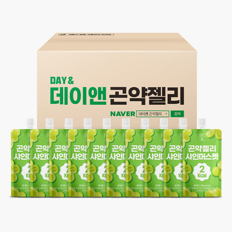 [오늘출발] 데이앤 곤약젤리 샤인머스켓맛 샤인머스켓, 150g, 30개