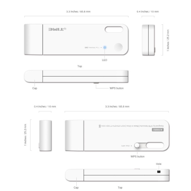 usb 와이 파이 동글 데스크탑 와이파이 수신기 동글이 - 상세 이미지 2