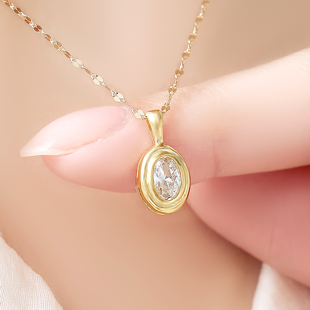 14K 18K 목걸이 데일리 레이어드 바젤 여자친구 기념일 선물 금목걸이 - 상세 이미지 5