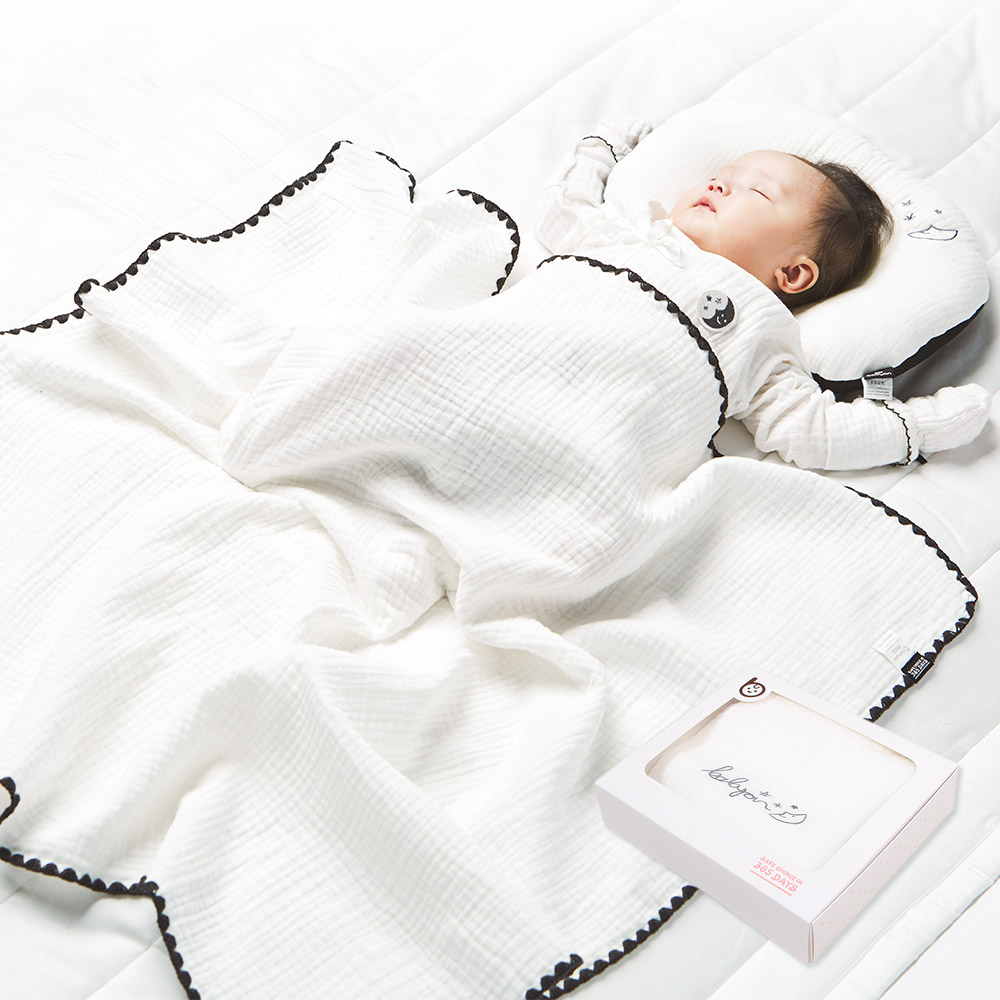 베이비앙 무형광 신생아 아기 유아 심볼라인 고급 40수 60수 순면 목욕타올(바스타월)