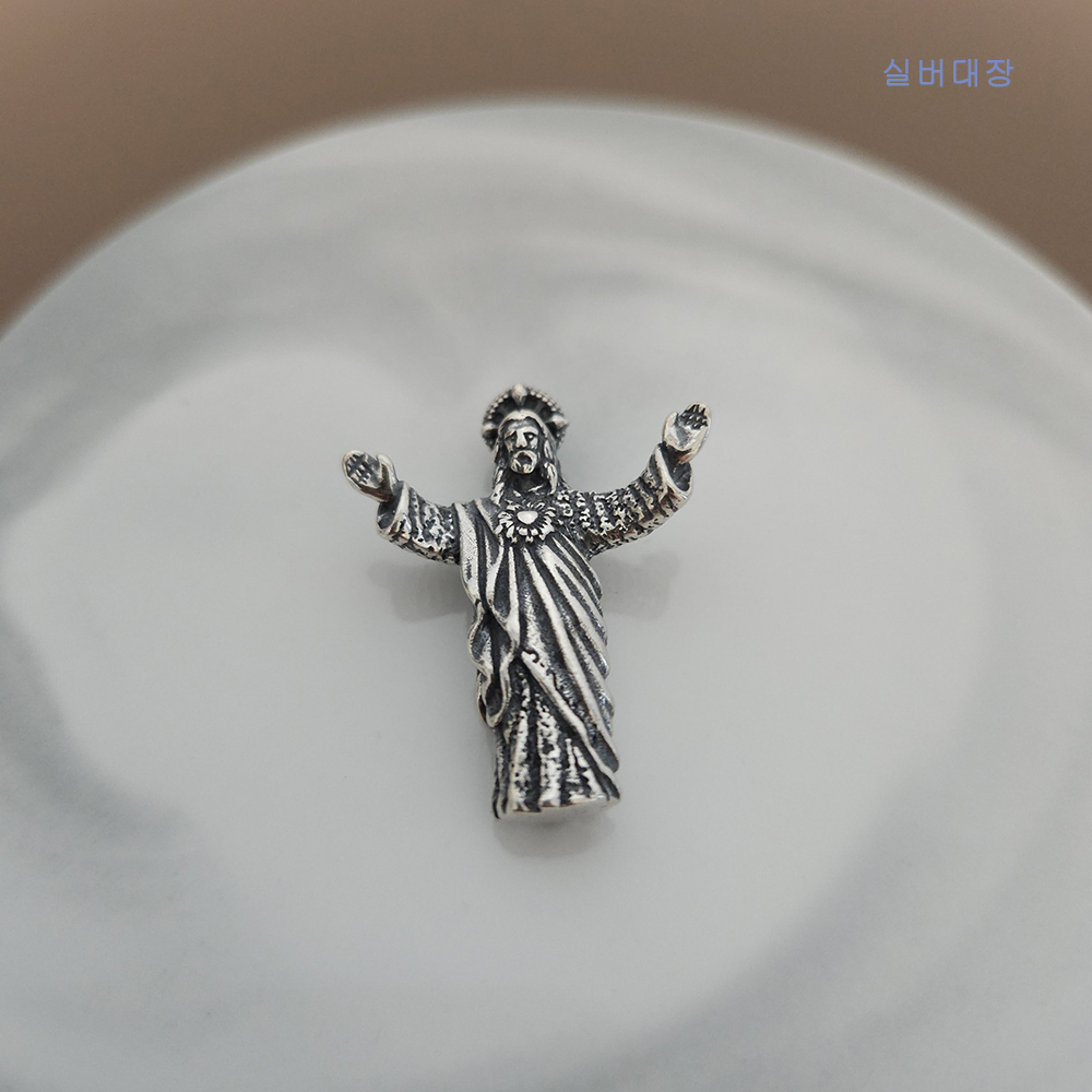 실버 925 교회 선물 빈티지 엔틱 주얼리 악세사리 은 목걸이 펜던트 - 상세 이미지 4
