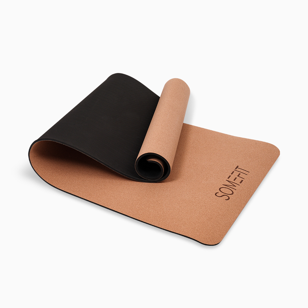 썸피트 TPE 천연 코르크 나무 요가매트 8mm