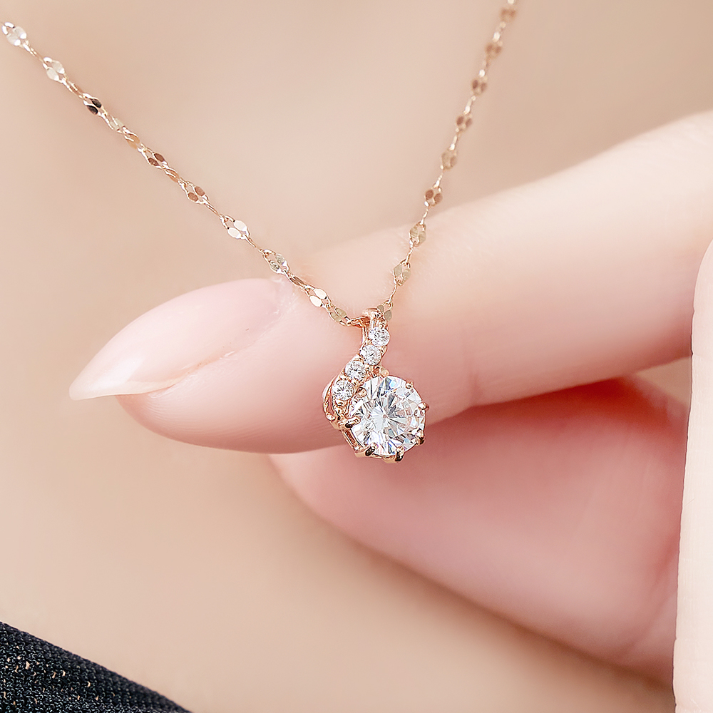 14K 18K 목걸이 데일리 레이어드 라디앙 여자친구 기념일 선물 금목걸이 - 상세 이미지 3