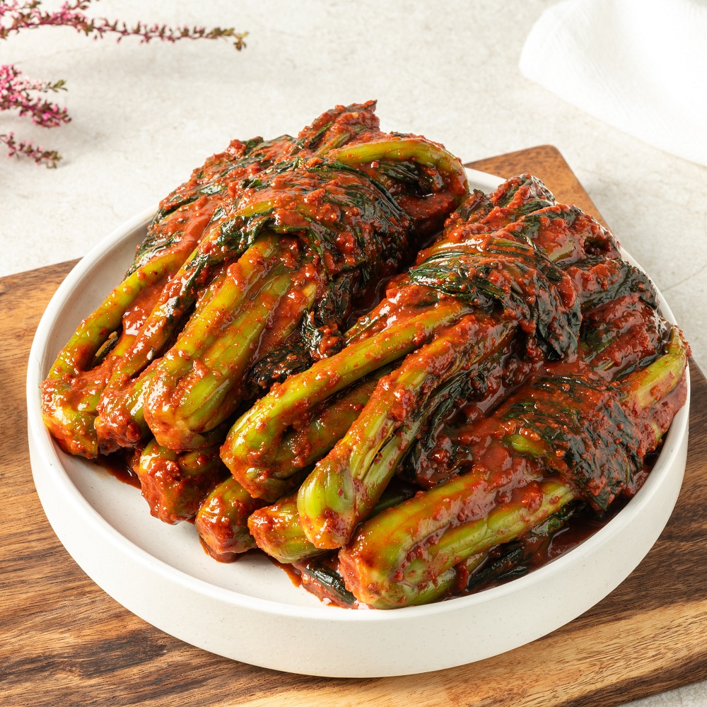 운림가 50년전통 여수 돌산 갓김치 2kg 전라도 국내산