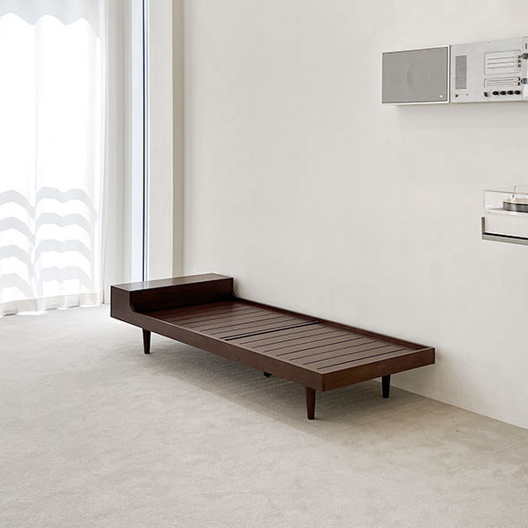 자야캠핑 포르보 원목 3인용 패브릭 데이베드 침대 소파