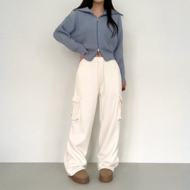 💖50%할인💖 🔥융기모🔥[숏,기본,롱/S~XL] 블랭킷 코듀로이 겨울 트레이닝 카고 기모 와이드 조거 소프트 골덴 2way 팬츠 상세 이미지 8