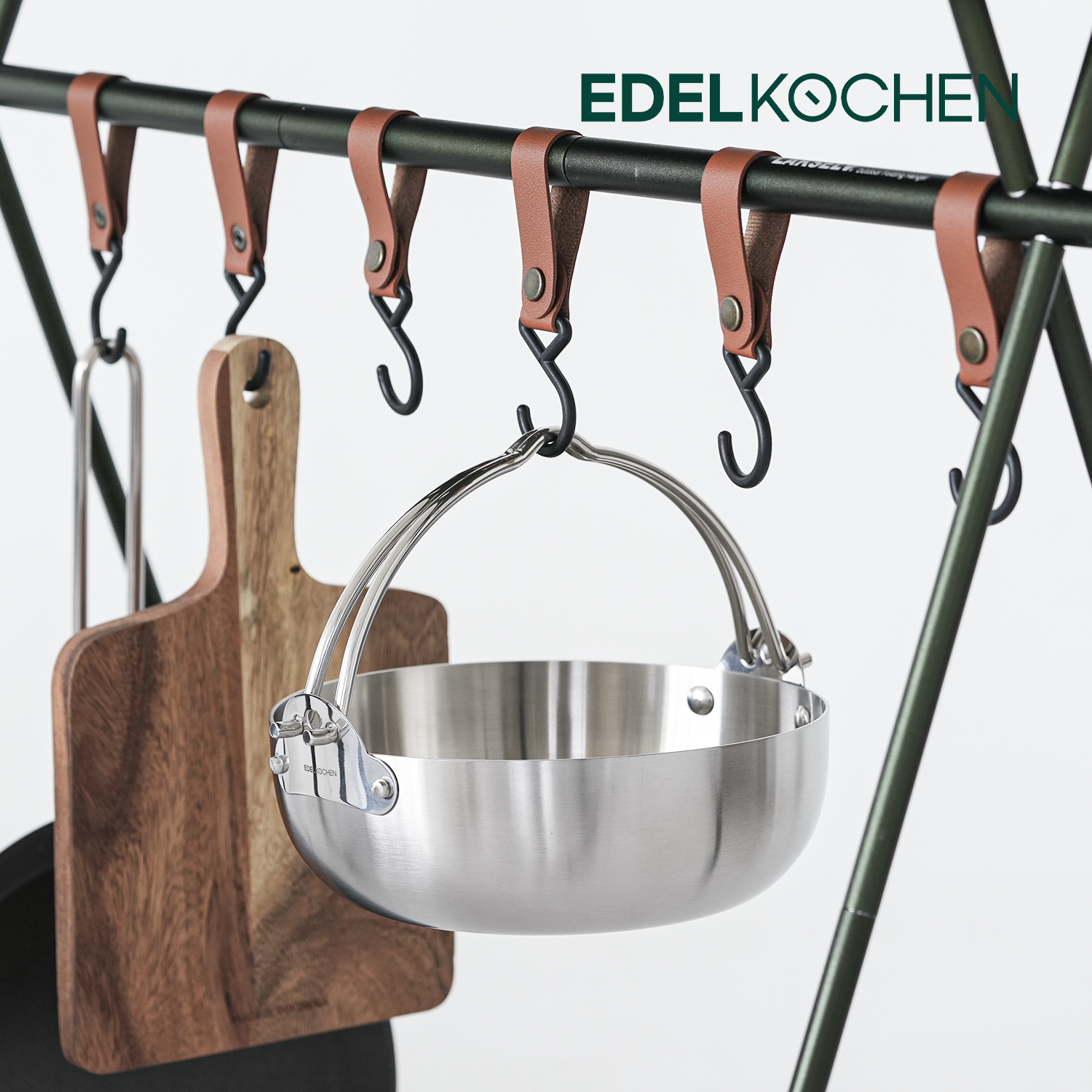 에델코첸 캠프마스터 스텐 캠핑냄비 오뎅탕 샤브샤브 냄비 20cm