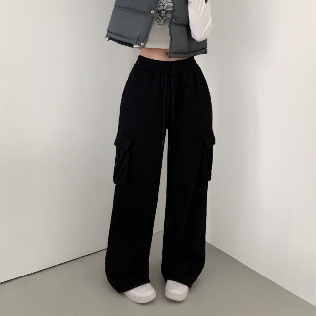 💖50%할인💖 🔥융기모🔥[숏,기본,롱/S~XL] 블랭킷 코듀로이 겨울 트레이닝 카고 기모 와이드 조거 소프트 골덴 2way 팬츠 상세 이미지 35