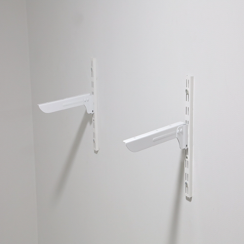 아텍스 베란다 시스템 벽선반 양공 벽지지대 선반받침대 앵글기둥 브라켓 구성품 - 상품 이미지