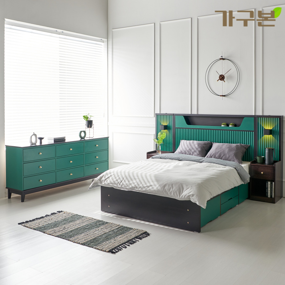 원목도장 거실장 2000