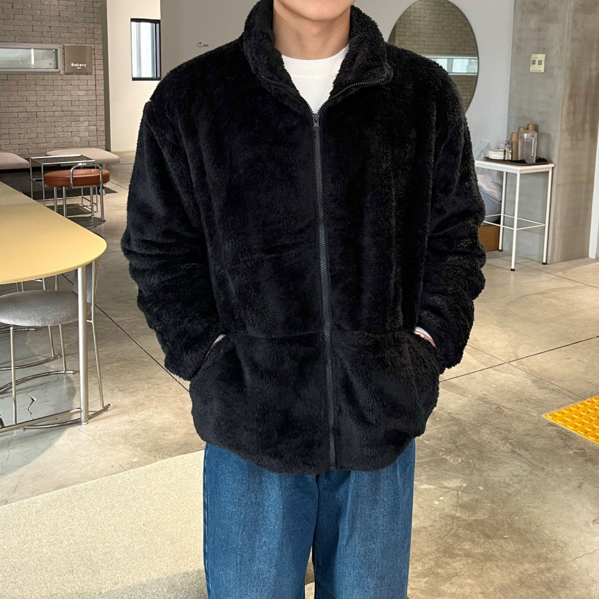 [겨울히트/주문폭주] 여친이좋아하는 양털 후리스 플리스 오버핏 보아털 밍크 털 자켓 후드 집업 상세 이미지 64