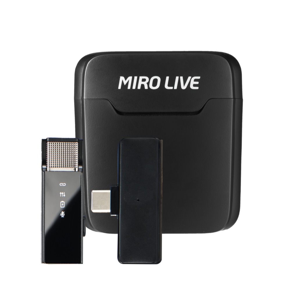 미로라이브 1채널 무선 핀 마이크 와이어리스 싱글 유튜브 스마트폰