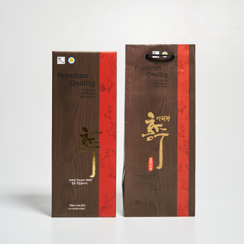 진도홍주 아리랑 60도 700ml 칸7호 지초주 선물 (케이스, 쇼핑백 포함) - 상세 이미지 3