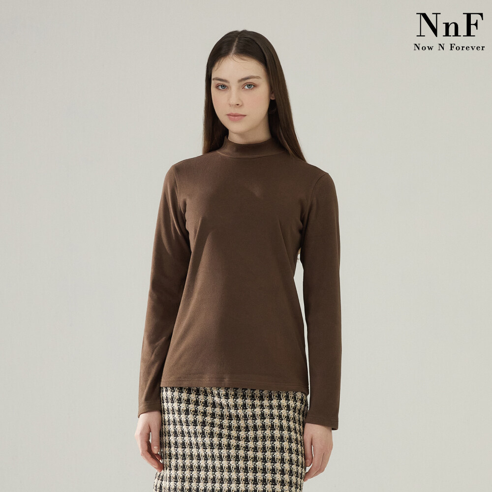 (여성) NNF 23FW 기모 모크넥 티셔츠 5종 - 상세 이미지 5