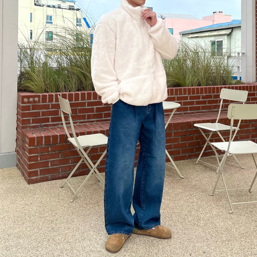 [겨울히트/주문폭주] 여친이좋아하는 양털 후리스 플리스 오버핏 보아털 밍크 털 자켓 후드 집업 상세 이미지 56
