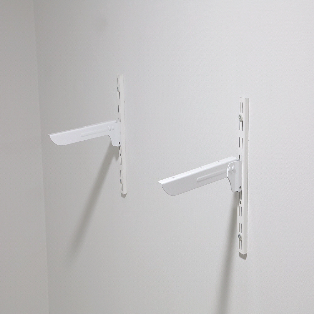 아텍스 베란다 시스템 벽선반 양공 벽지지대 선반받침대 앵글기둥 브라켓 구성품 - 상세 이미지 3