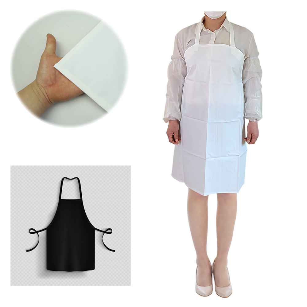 국산 목걸이 h형 양면 방수 앞치마 식당 주방