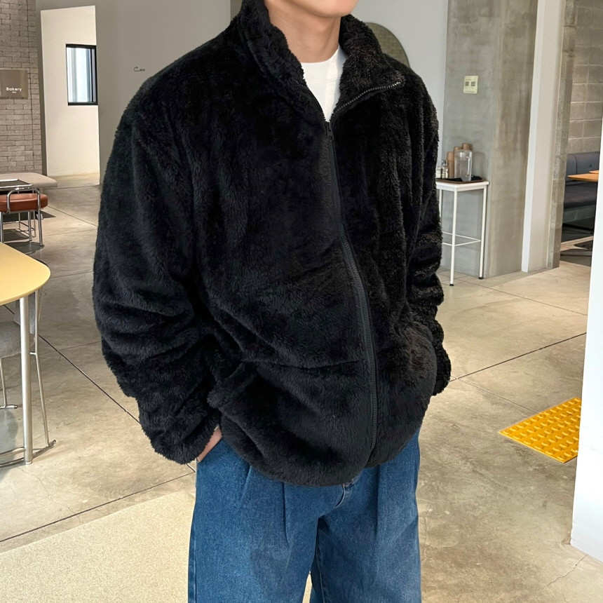 [겨울히트/주문폭주] 여친이좋아하는 양털 후리스 플리스 오버핏 보아털 밍크 털 자켓 후드 집업 상세 이미지 63