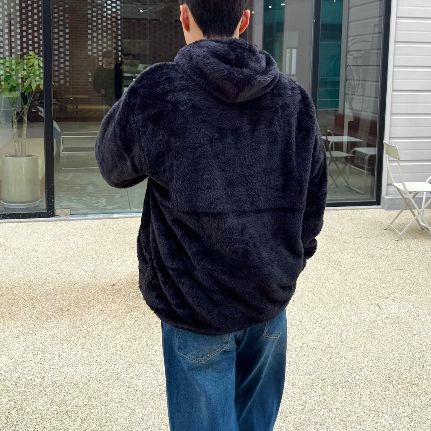 [겨울히트/주문폭주] 여친이좋아하는 양털 후리스 플리스 오버핏 보아털 밍크 털 자켓 후드 집업 상세 이미지 46