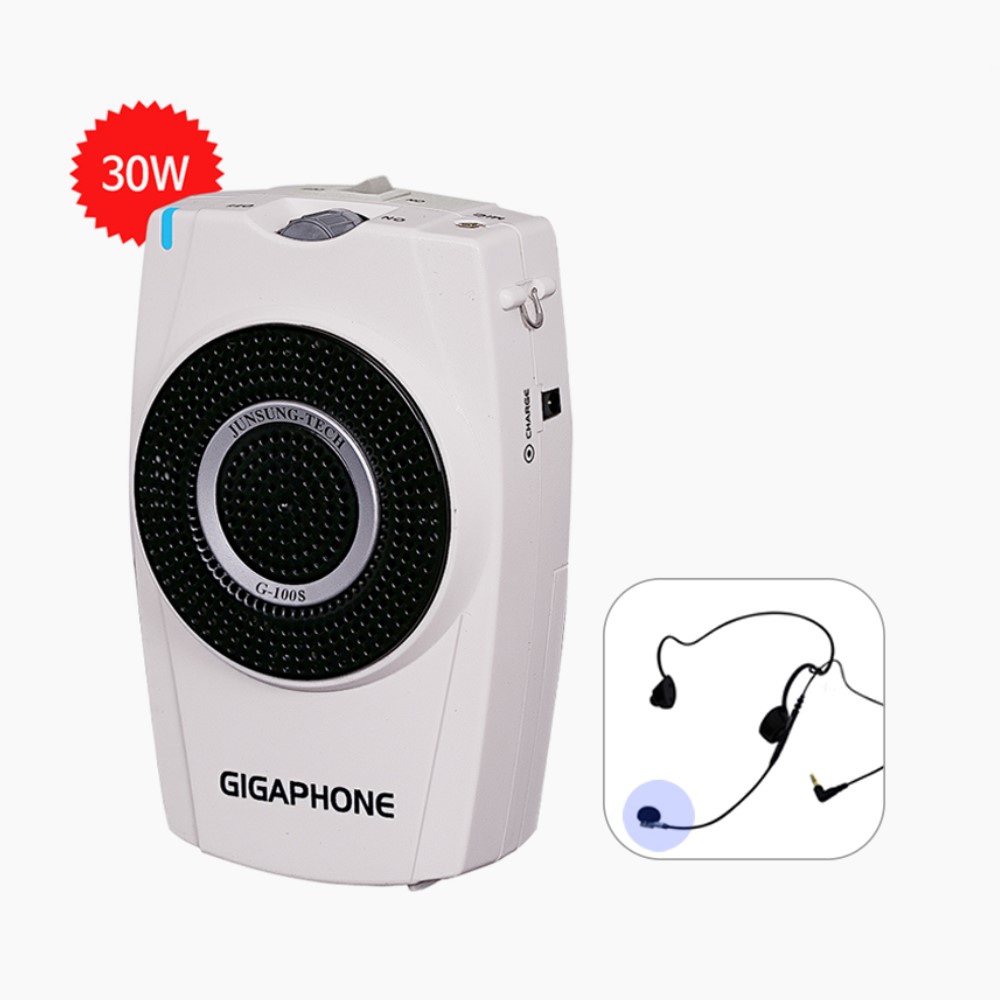 준성테크 G-100S 기가폰 가이드 수업용 앰프 스피커 아이셋 마이크