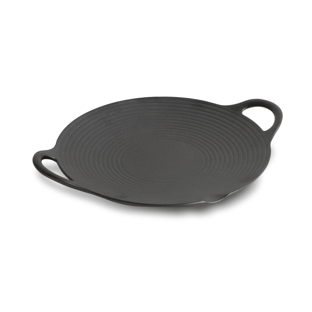 꾸버스 그리들 28cm 캠핑 무쇠 주물 팬 불판 바베큐그릴 IH 인덕션겸용