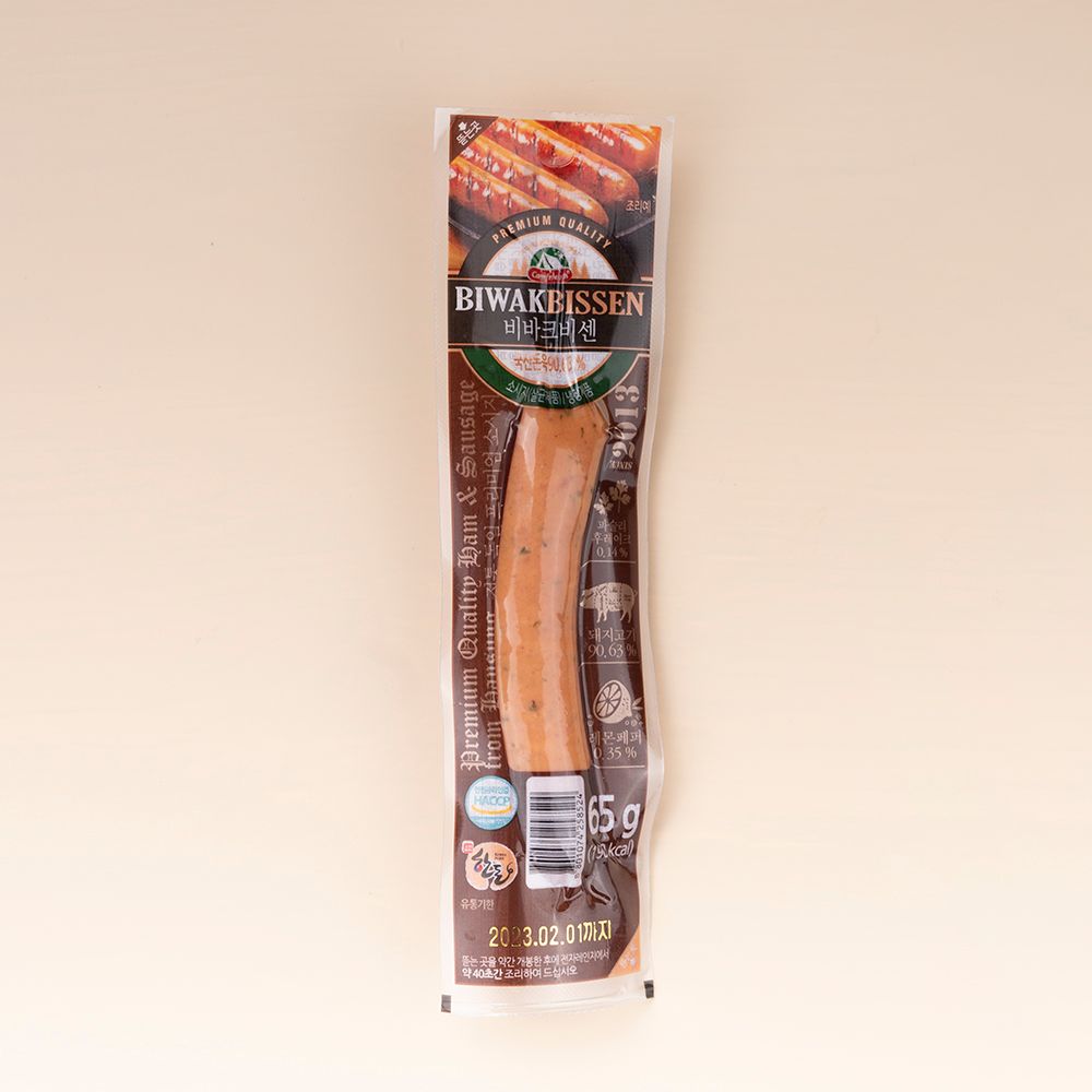 한성 비바크 비센 65g 편의점 핫바 소세지 소시지 - 상품 이미지