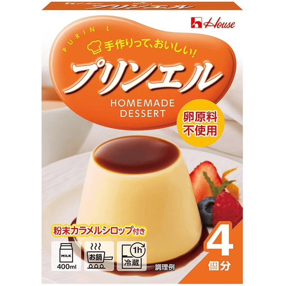 일본푸딩 하우스 푸딩에루 푸린에루 60g x 5개 일본디저트 : 소레아루