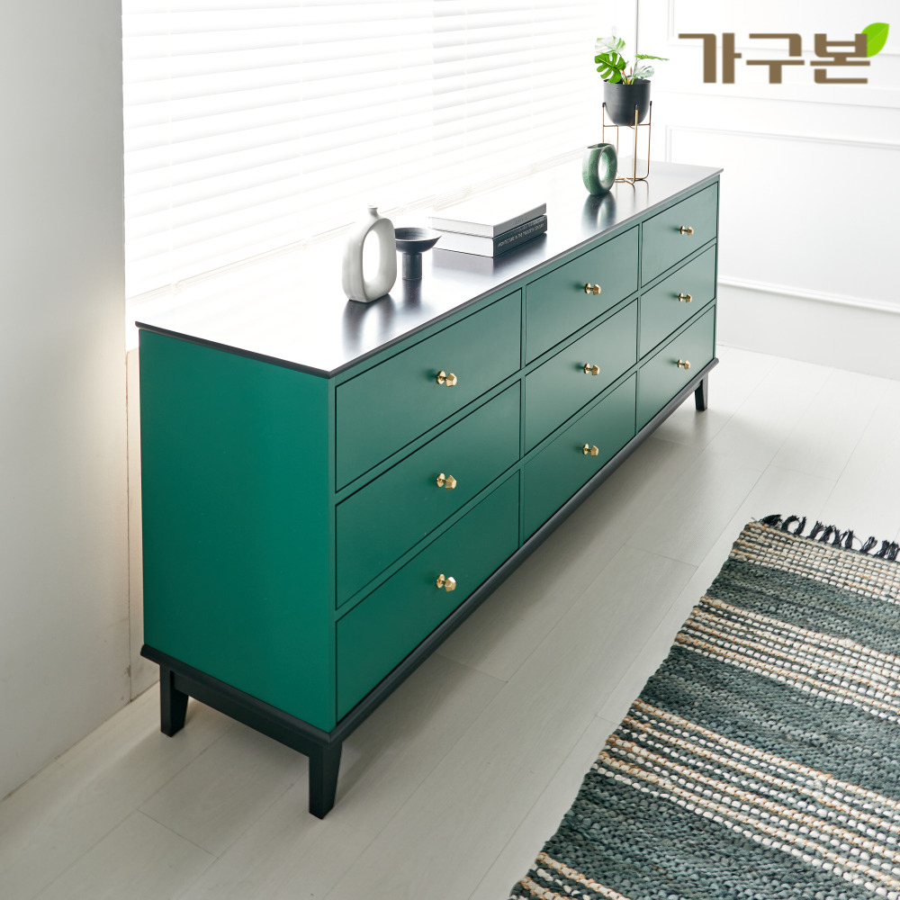 원목도장 거실장 2000