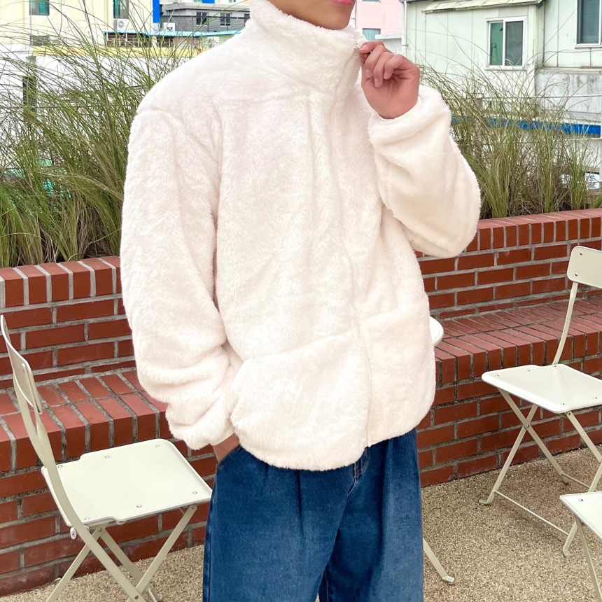 [겨울히트/주문폭주] 여친이좋아하는 양털 후리스 플리스 오버핏 보아털 밍크 털 자켓 후드 집업 상세 이미지 55