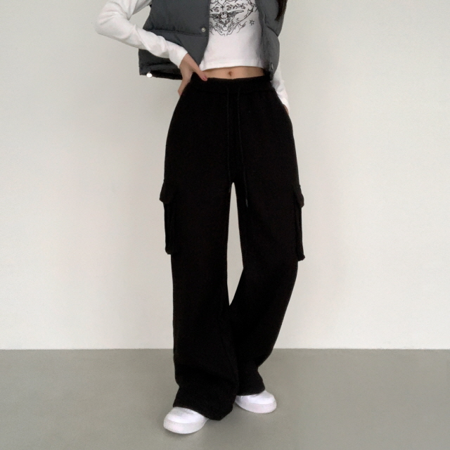 💖50%할인💖 🔥융기모🔥[숏,기본,롱/S~XL] 블랭킷 코듀로이 겨울 트레이닝 카고 기모 와이드 조거 소프트 골덴 2way 팬츠 상세 이미지 32