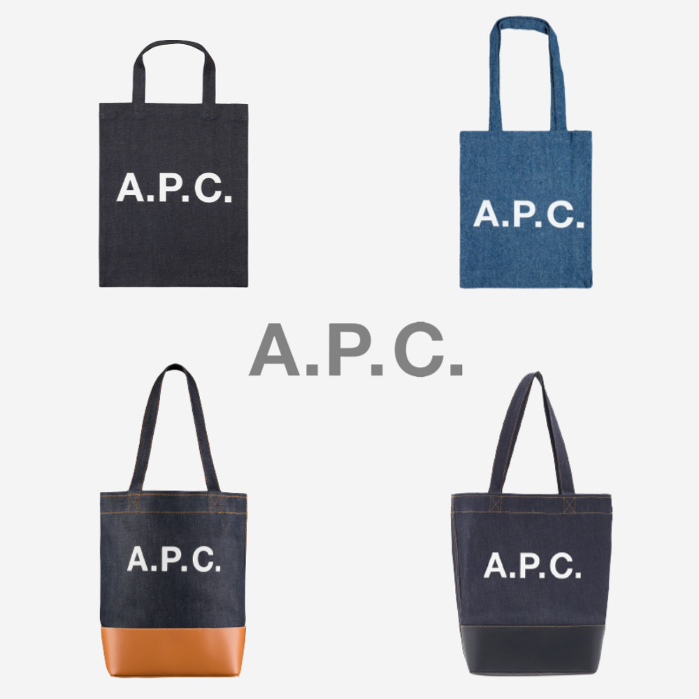 아페쎄 에코백 데님 토트백 APC 가방 다니엘라 로르 루 미니 악셀 캔버스백 - 상세 이미지 3