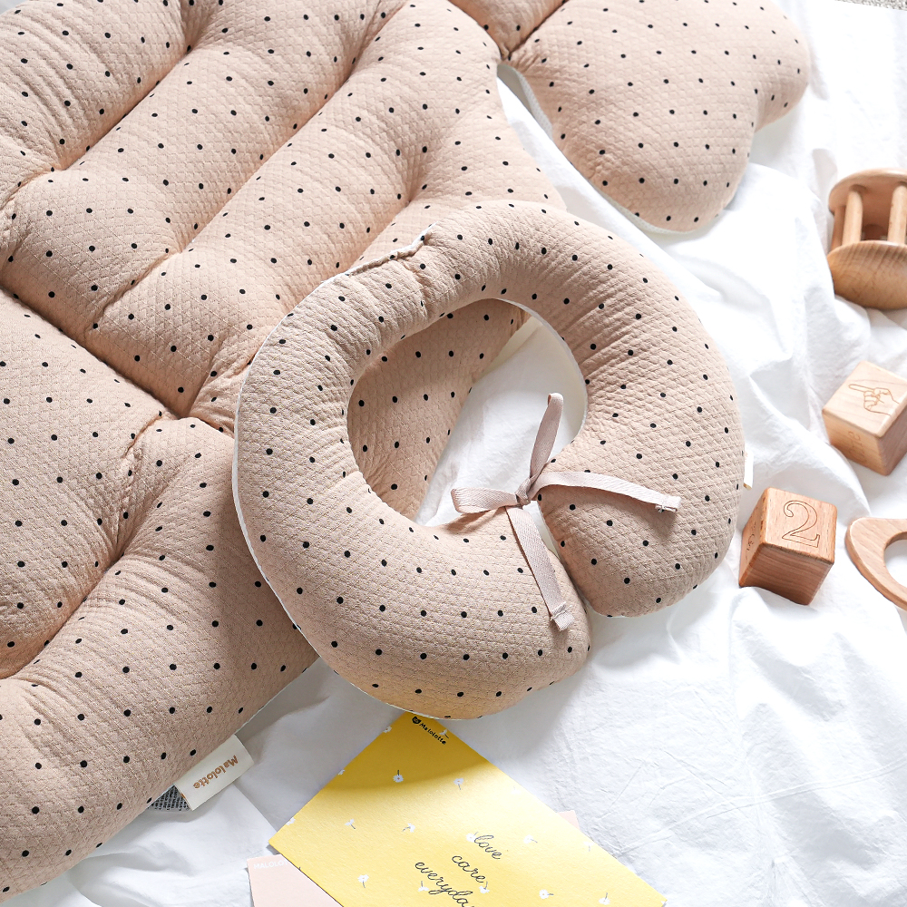 마롤로뜨 유모차라이너 코지도트 순면 유모차시트 통통 신생아 아기 아이보리