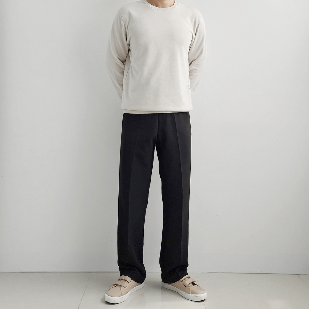 남자 스판 청바지 빅사이즈 면 카고 와이드 데님 팬츠 생지 블랙 조거 바지 흑청 연청 - 상세 이미지 2
