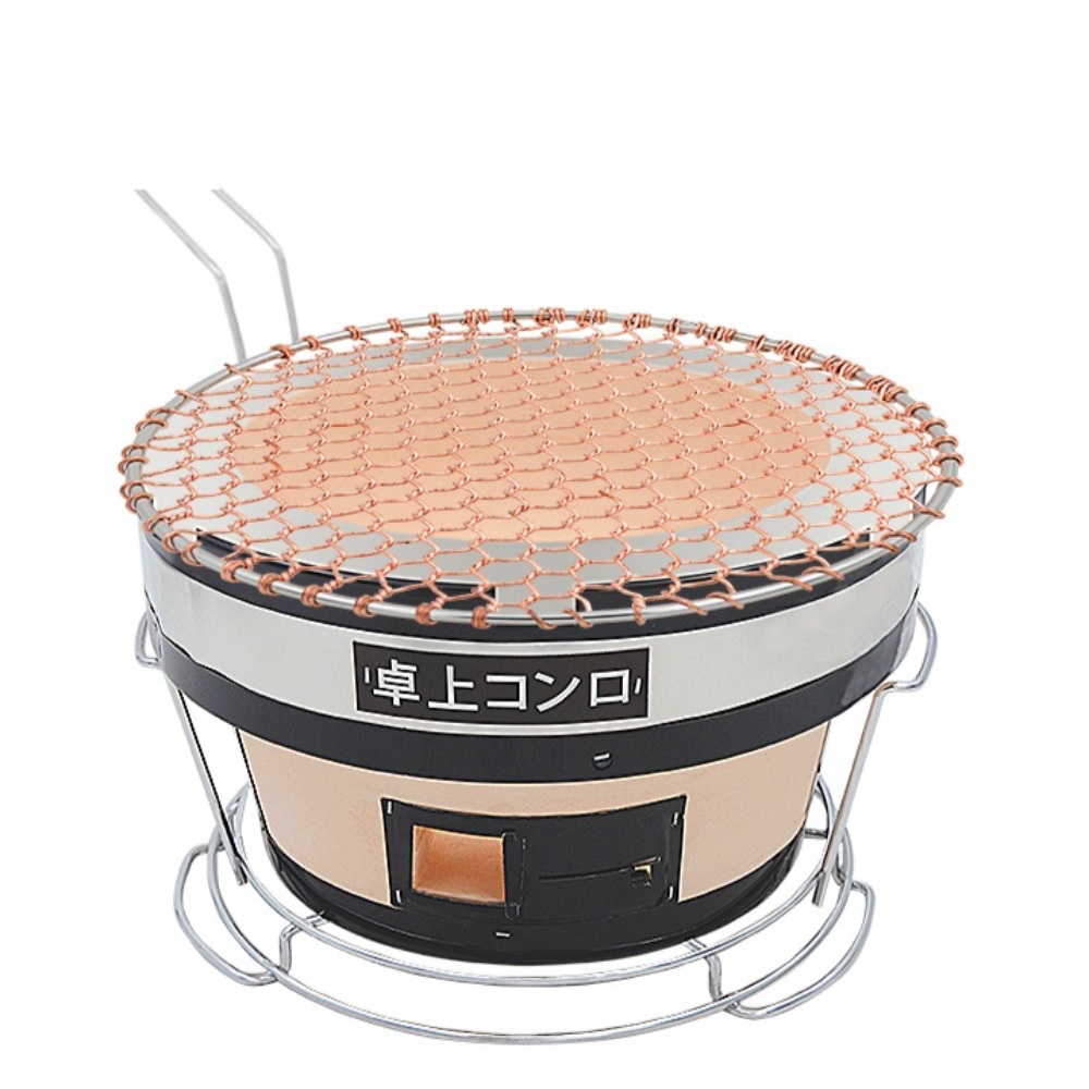 가정용 일본식화로 닭꼬치 키리모찌 숯불 미니 화로 규카츠 야끼니쿠 와규 야외 캠핑 불판 - 상세 이미지 2