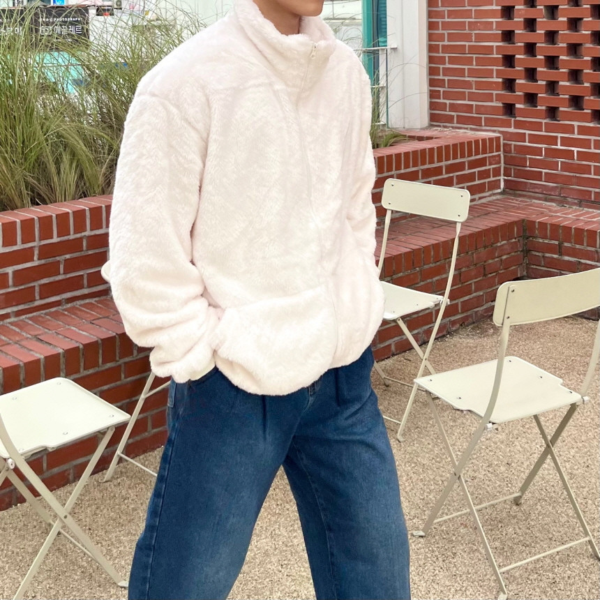 [겨울히트/주문폭주] 여친이좋아하는 양털 후리스 플리스 오버핏 보아털 밍크 털 자켓 후드 집업 상세 이미지 57