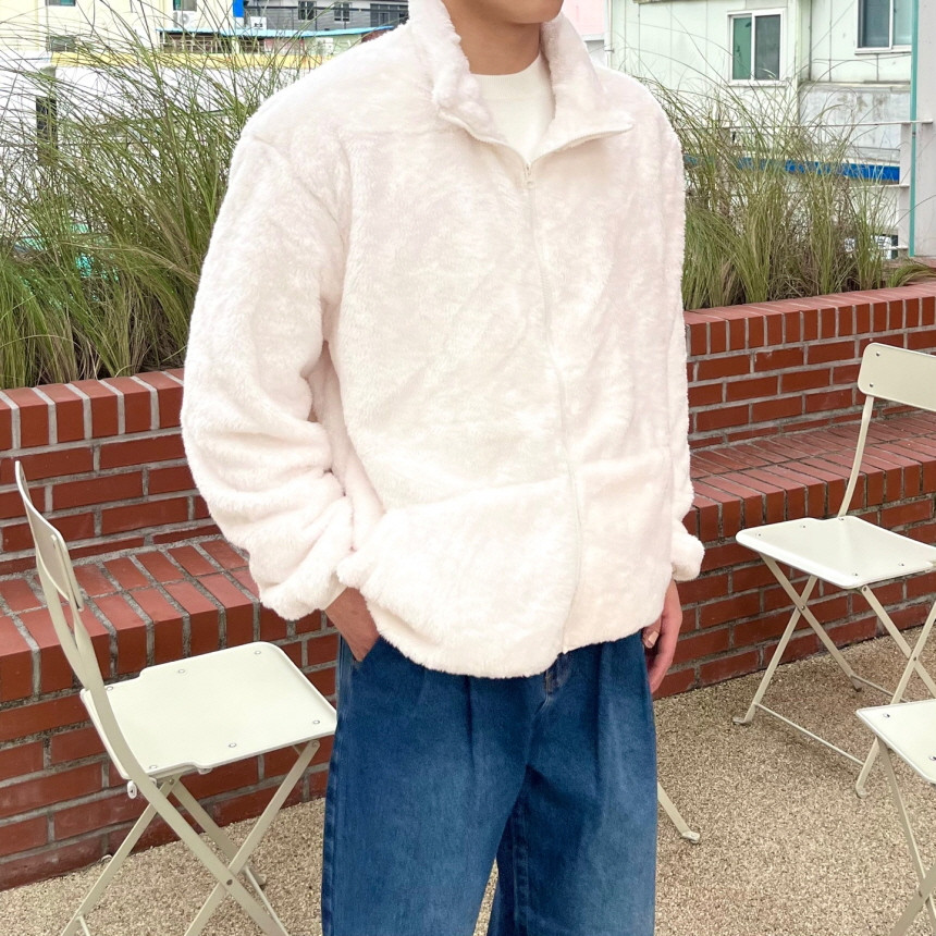 [겨울히트/주문폭주] 여친이좋아하는 양털 후리스 플리스 오버핏 보아털 밍크 털 자켓 후드 집업 상세 이미지 54