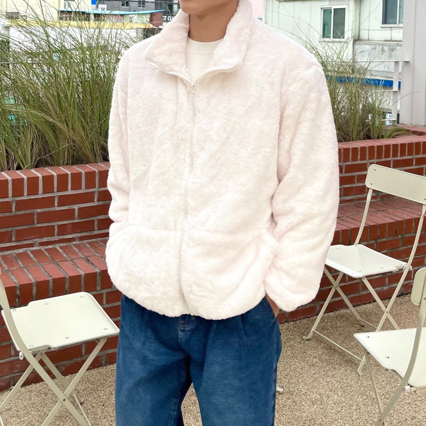 [겨울히트/주문폭주] 여친이좋아하는 양털 후리스 플리스 오버핏 보아털 밍크 털 자켓 후드 집업 상세 이미지 53